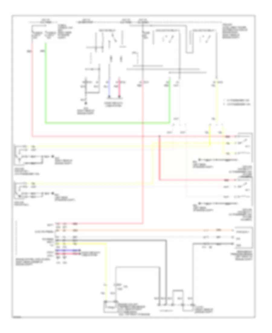 Cooling Fan Wiring Diagram for Nissan NVHD S 2012 2500