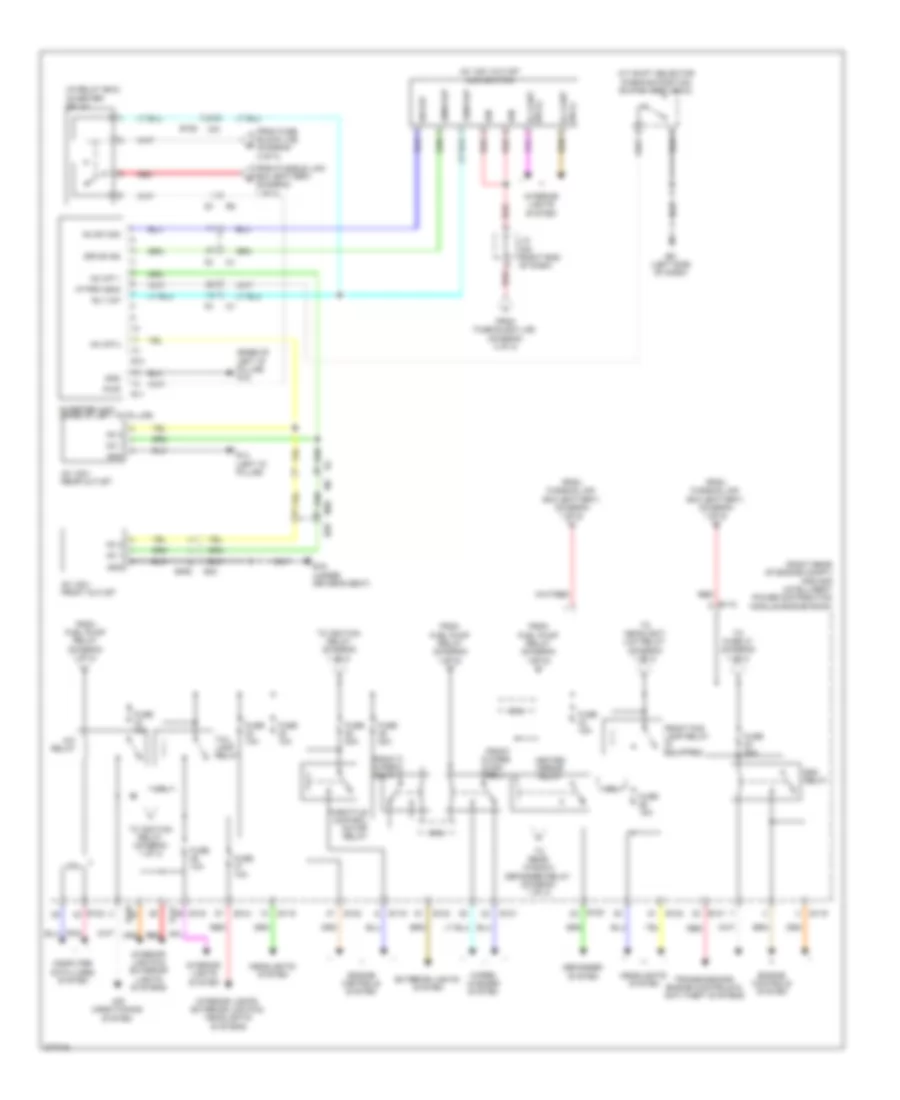 Power Distribution Wiring Diagram 3 of 3 for Nissan NVHD S 2012 2500