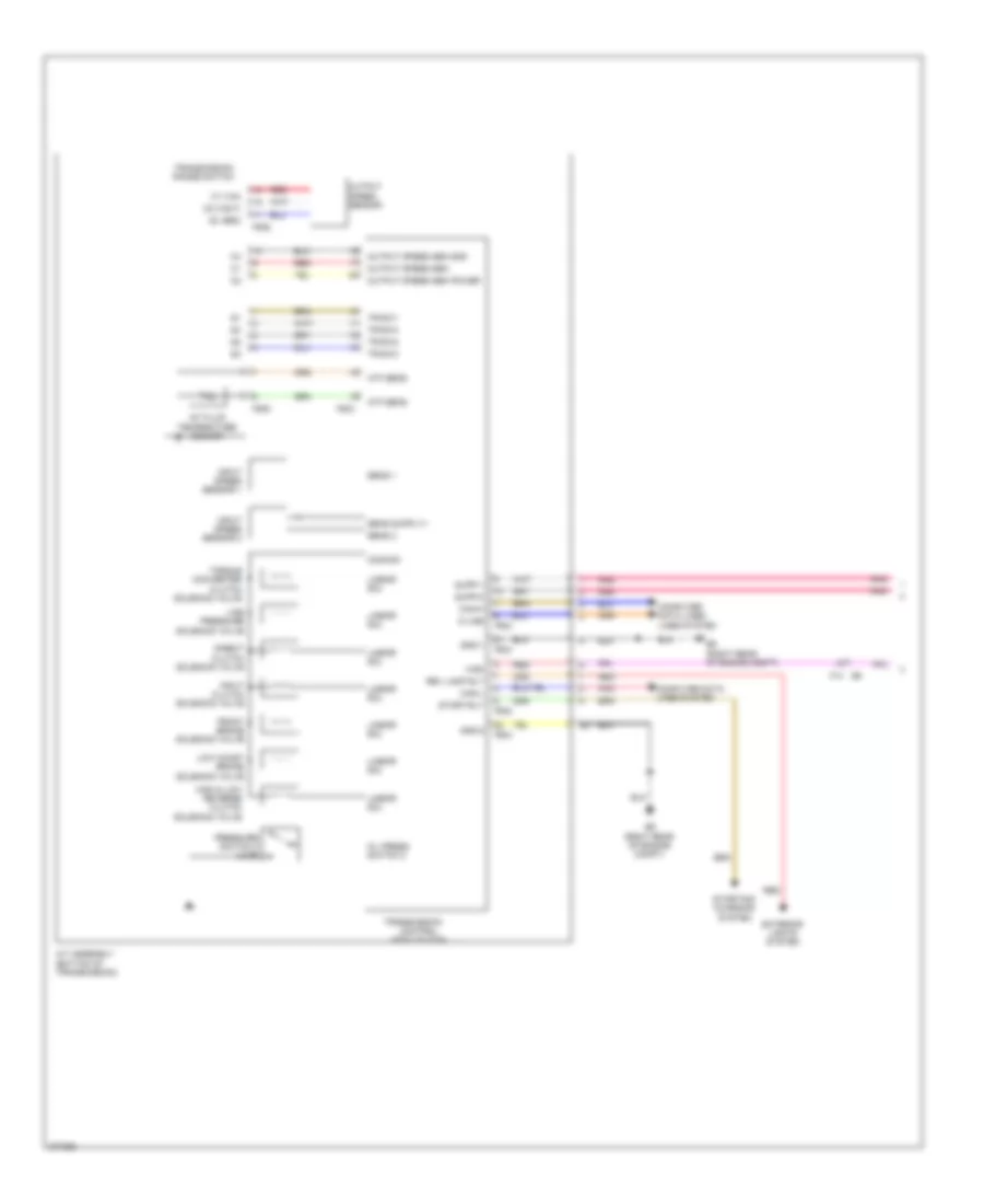 Transmission Wiring Diagram 1 of 2 for Nissan NVHD S 2012 2500