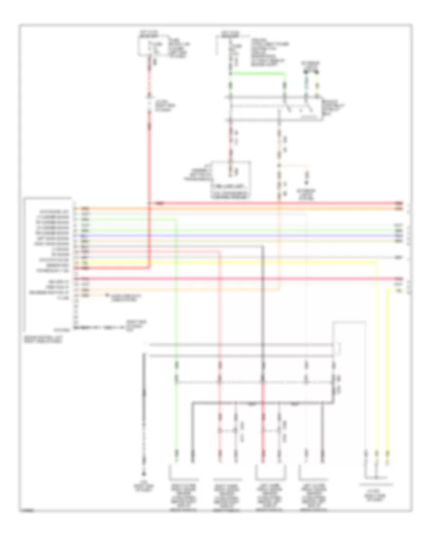 Sonar Wiring Diagram 1 of 2 for Nissan NVHD SL 2012 3500