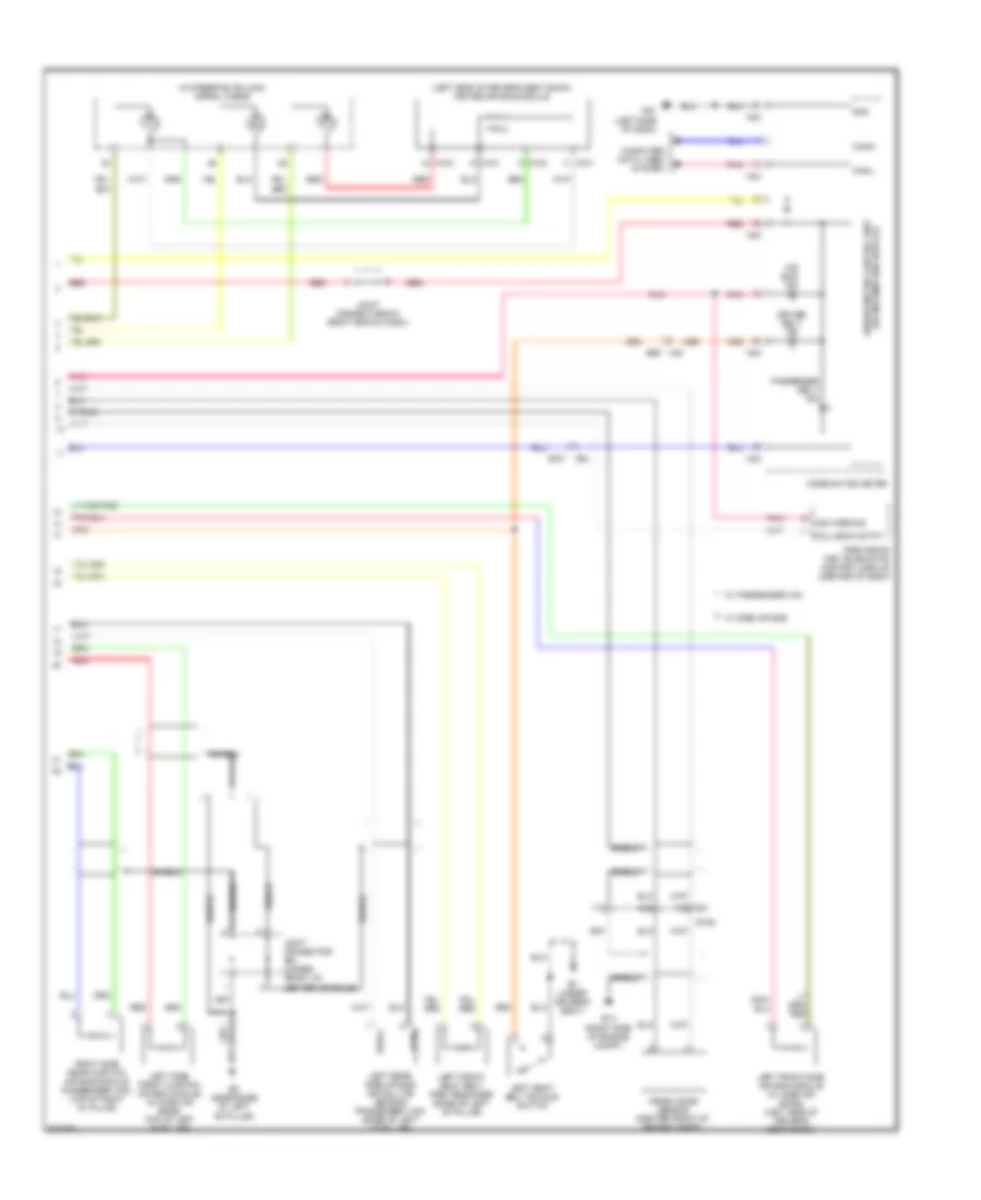 Supplemental Restraints Wiring Diagram 2 of 2 for Nissan NVHD SL 2012 3500