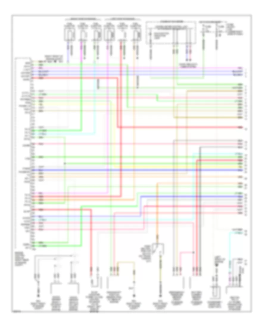 4 0L Engine Performance Wiring Diagram 1 of 4 for Nissan Frontier SE 2009