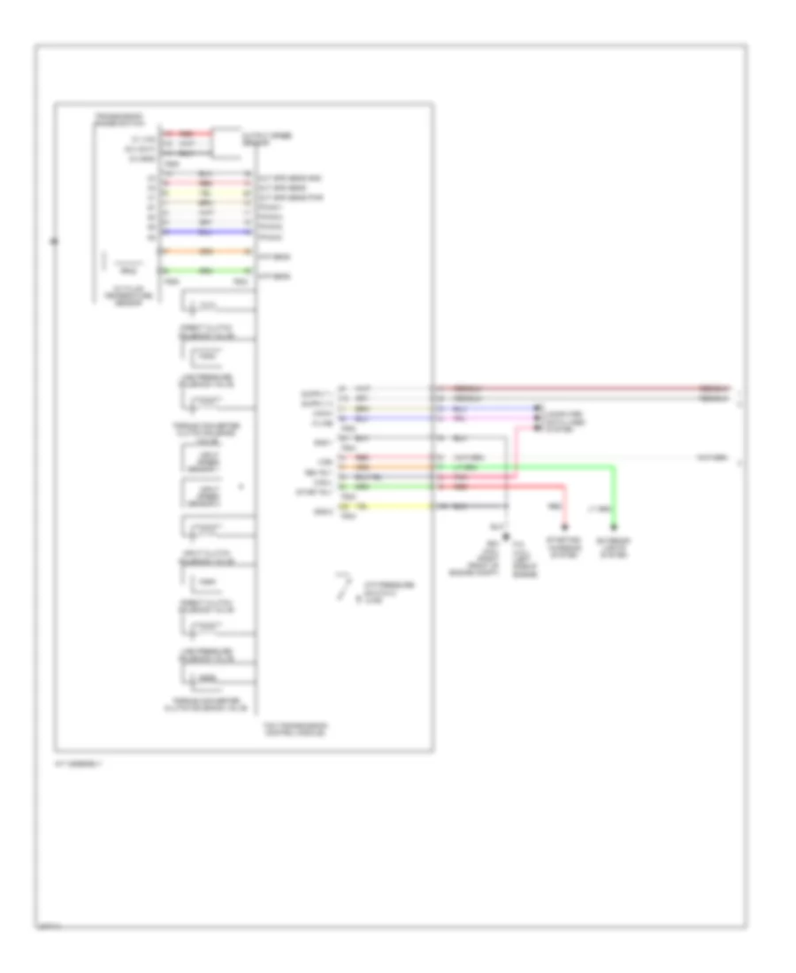 A T Wiring Diagram 1 of 2 for Nissan Pathfinder Silver Edition 2012