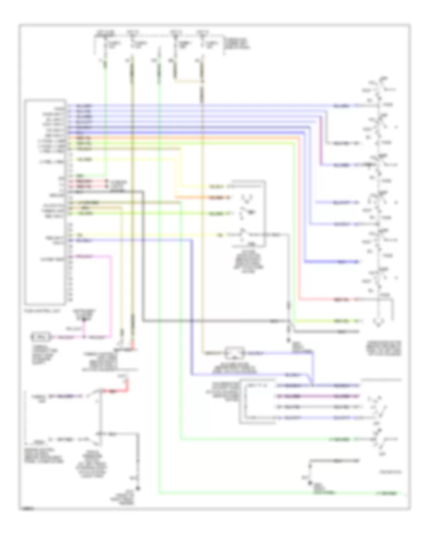 Manual A C Wiring Diagram 1 of 2 for Nissan Altima SE 2000