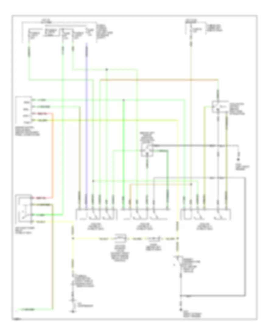 Manual A C Wiring Diagram 2 of 2 for Nissan Altima SE 2000