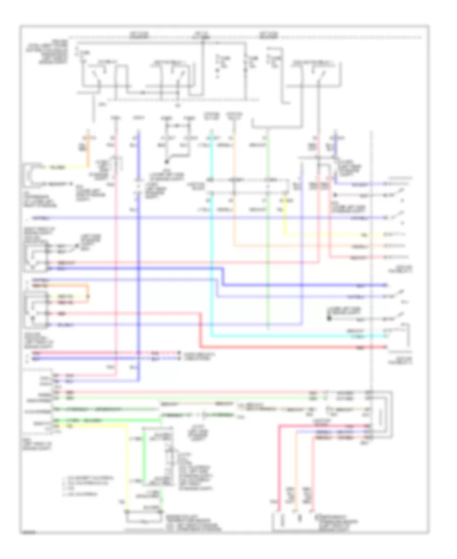 Manual A C Wiring Diagram 2 of 2 for Nissan Altima Hybrid 2007