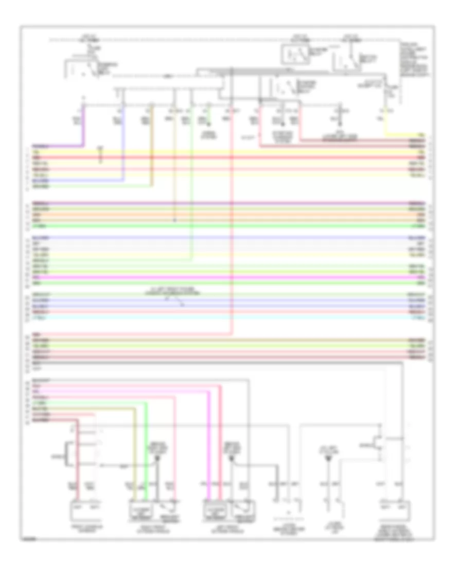 Anti-theft Wiring Diagram (2 of 4) for Nissan Altima Hybrid 2007