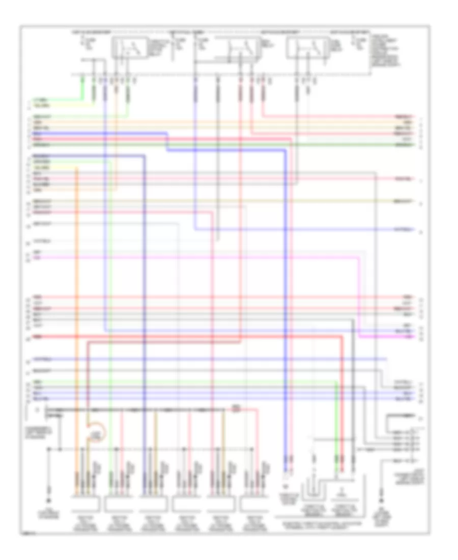 3.5L, Engine Performance Wiring Diagram (2 of 4) for Nissan Altima Hybrid 2007