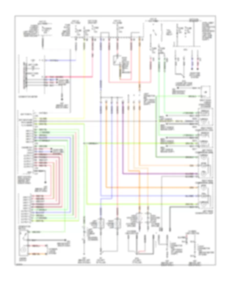 Exterior Lamps Wiring Diagram for Nissan Altima Hybrid 2007