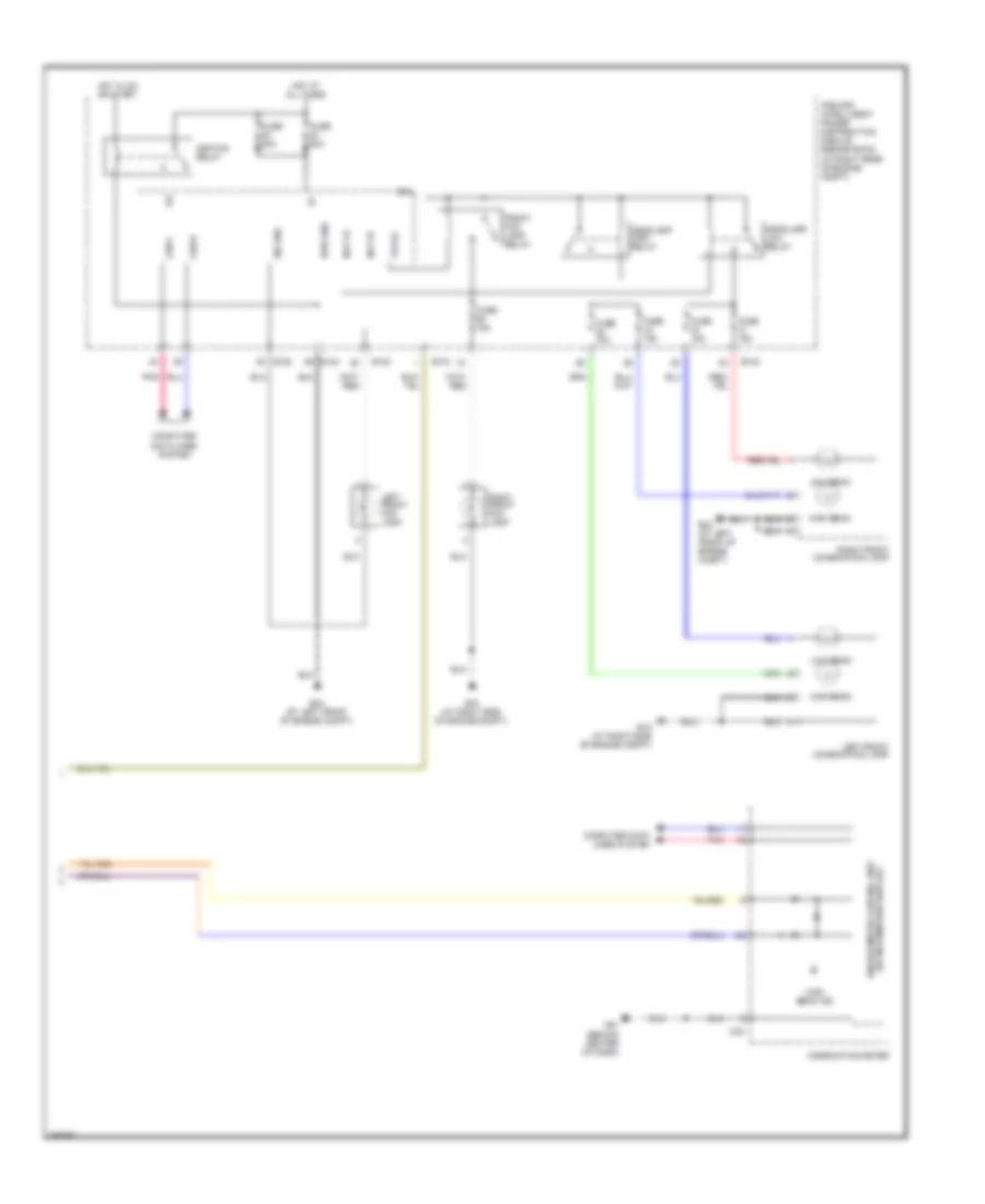Headlamps Wiring Diagram without DRL 2 of 2 for Nissan Titan SV 2013