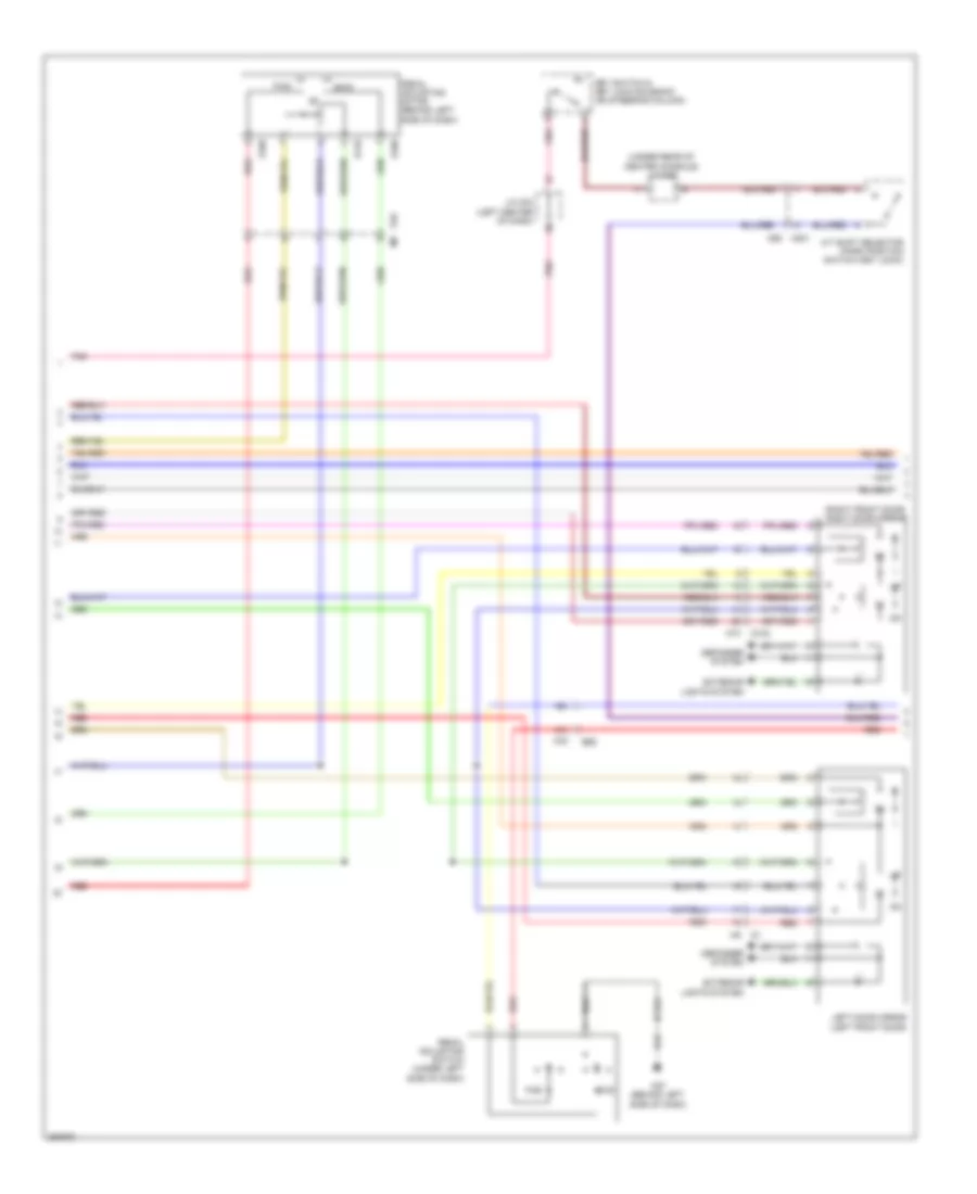 Memory Systems Wiring Diagram 2 of 3 for Nissan Titan SV 2013