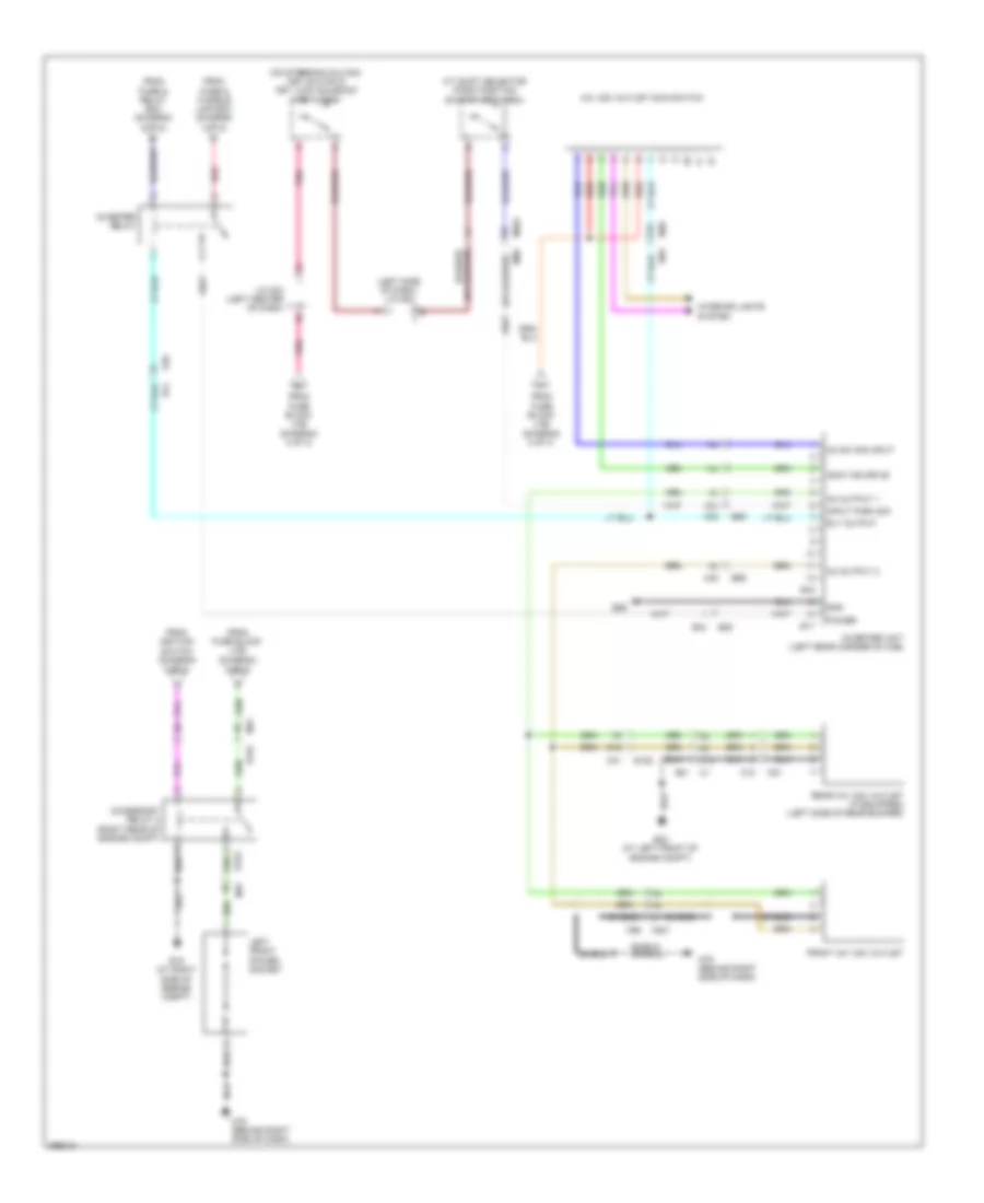 Power Distribution Wiring Diagram 3 of 3 for Nissan Titan SV 2013