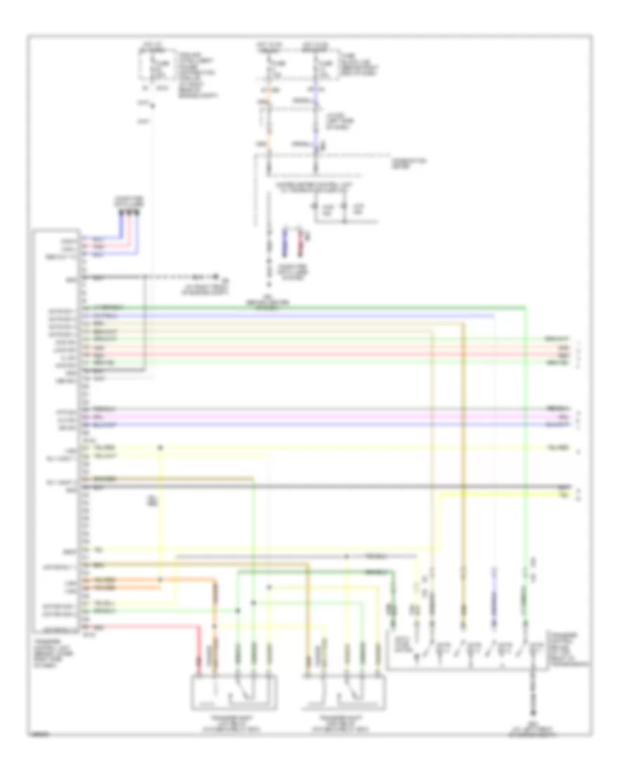 AWD Wiring Diagram 1 of 2 for Nissan Titan SV 2013