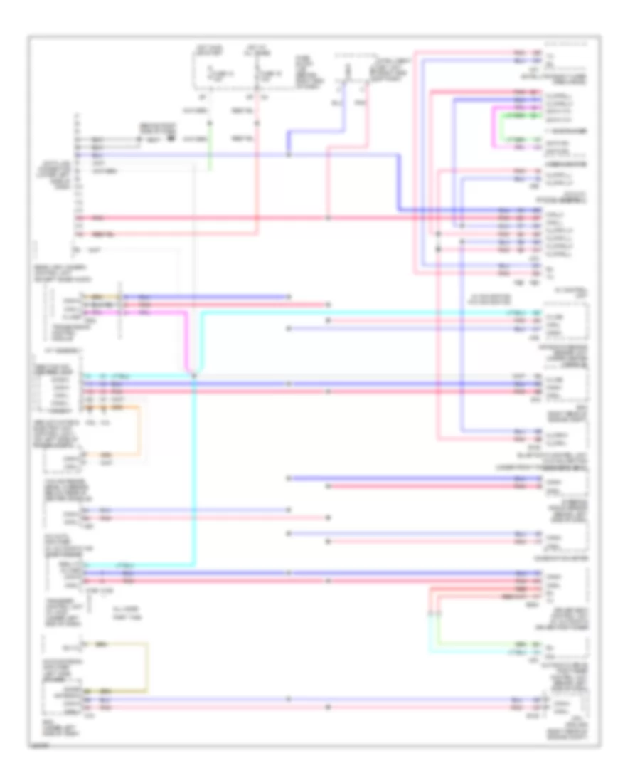 Computer Data Lines Wiring Diagram for Nissan Pathfinder SE 2009