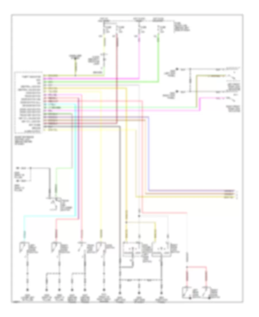 Anti theft Wiring Diagram 1 of 2 for Nissan Maxima GXE 2000