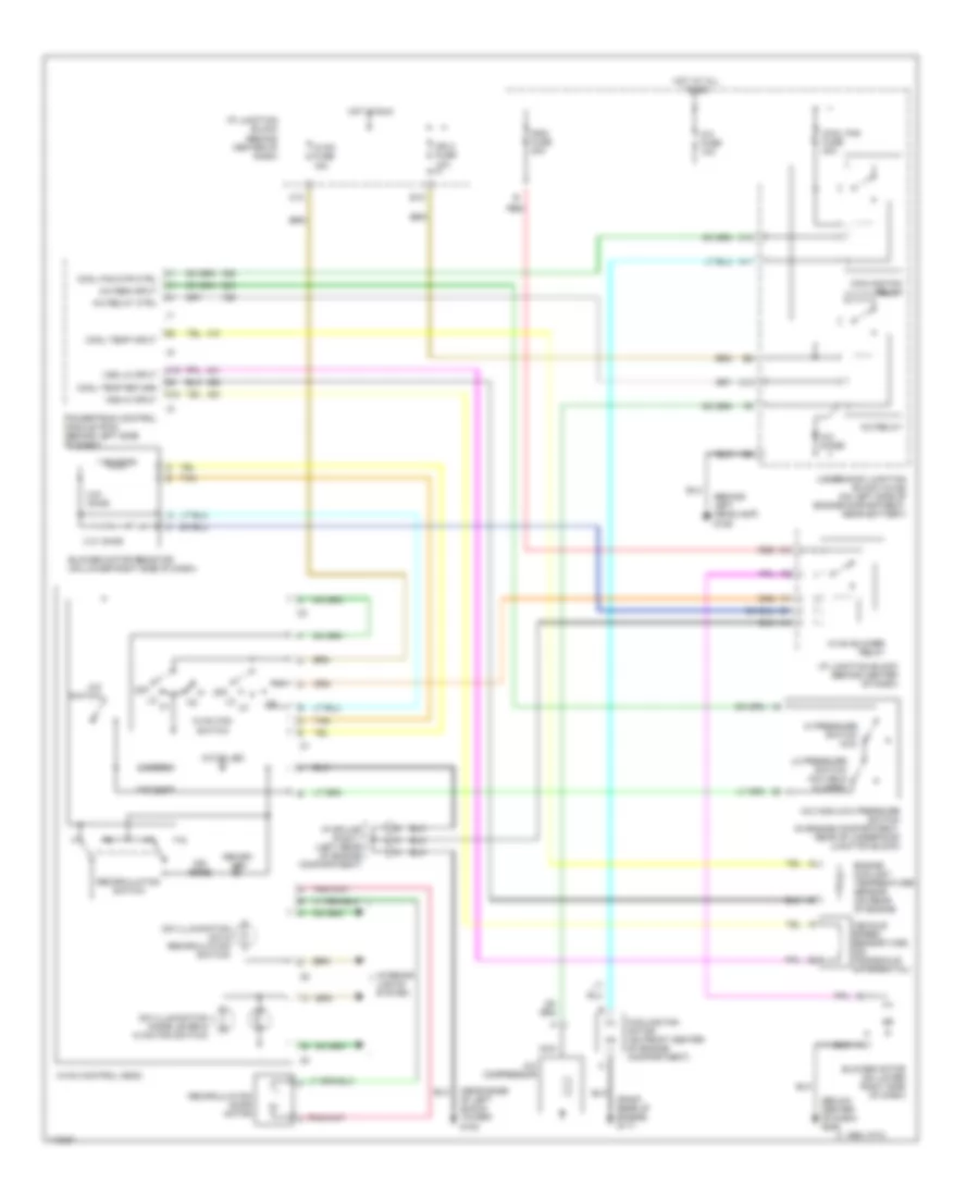 Manual A C Wiring Diagram for Saturn SC2 1999