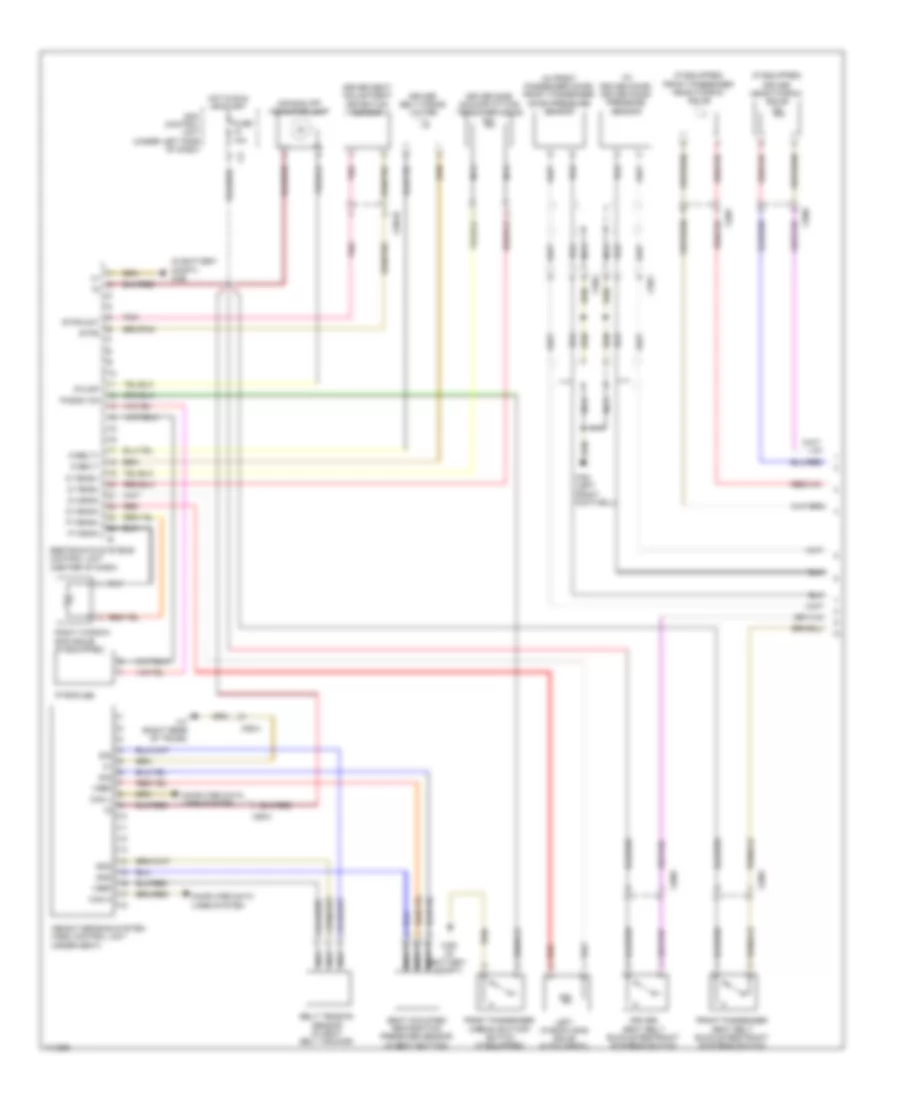 Supplemental Restraints Wiring Diagram 1 of 2 for Smart Fortwo Electric Drive 2013