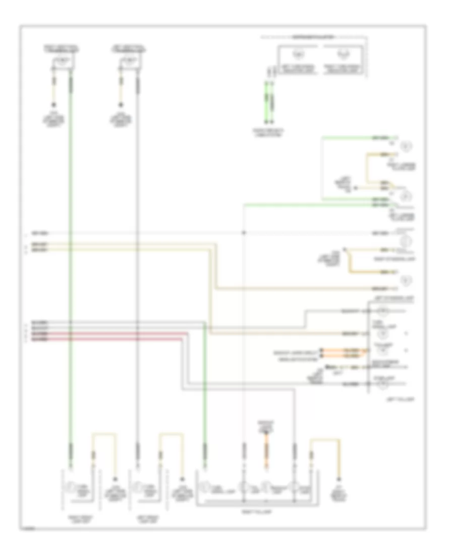 Exterior Lamps Wiring Diagram 2 of 2 for Smart Fortwo Pure 2013