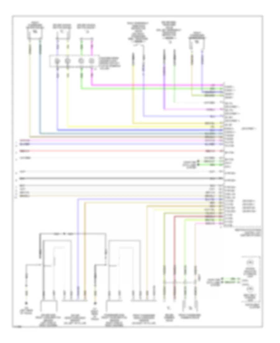 Supplemental Restraints Wiring Diagram 2 of 2 for Smart Fortwo Pure 2013