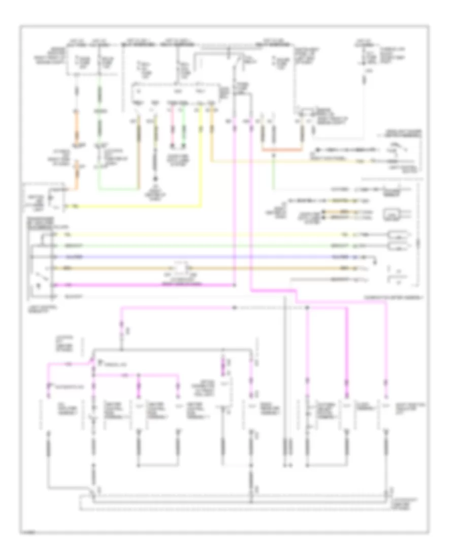 Instrument Illumination Wiring Diagram for Subaru BRZ Premium 2013