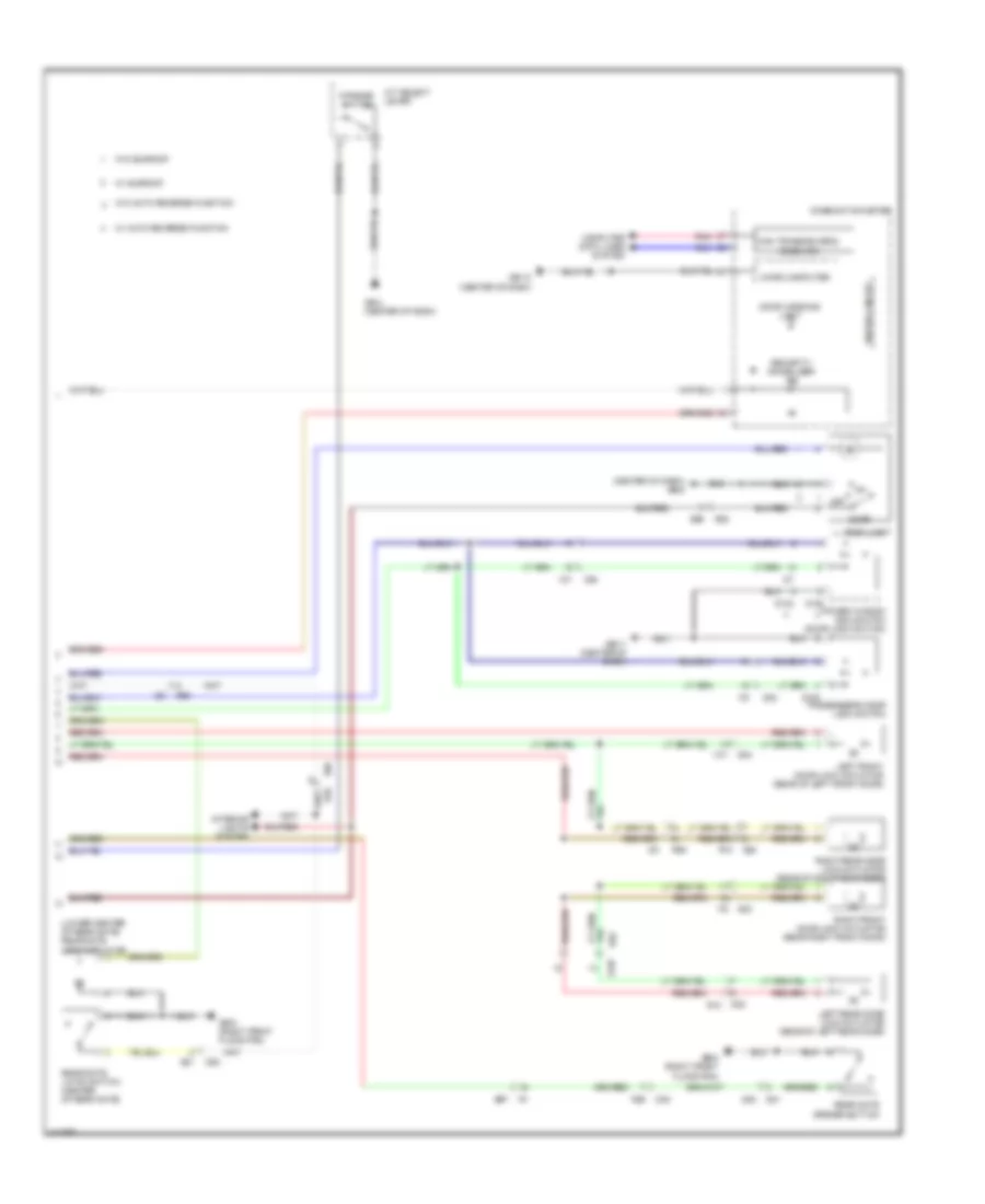 Forced Entry Wiring Diagram 2 of 2 for Subaru Forester X Premium 2013