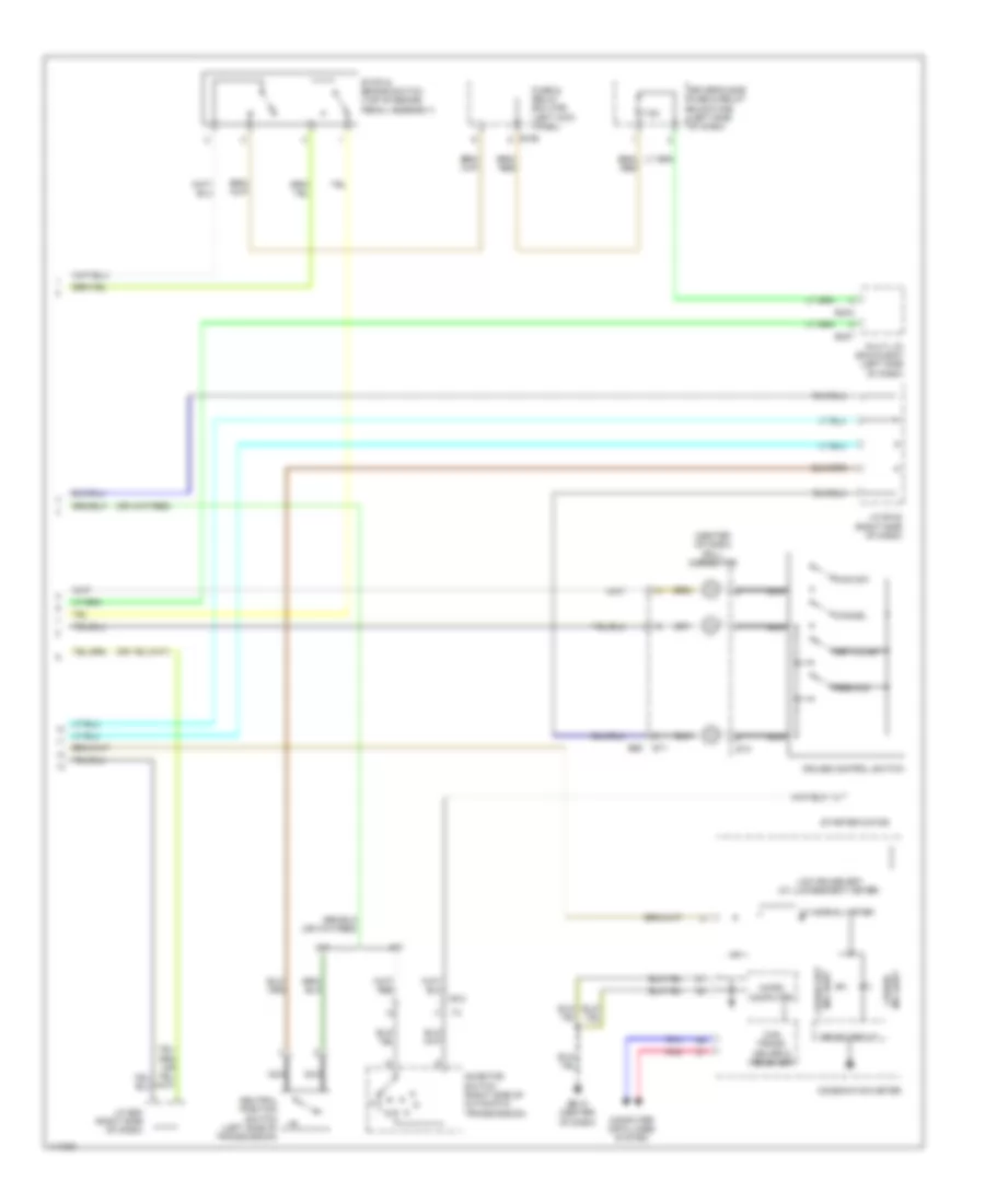 Cruise Control Wiring Diagram 2 of 2 for Subaru Forester X Premium 2013