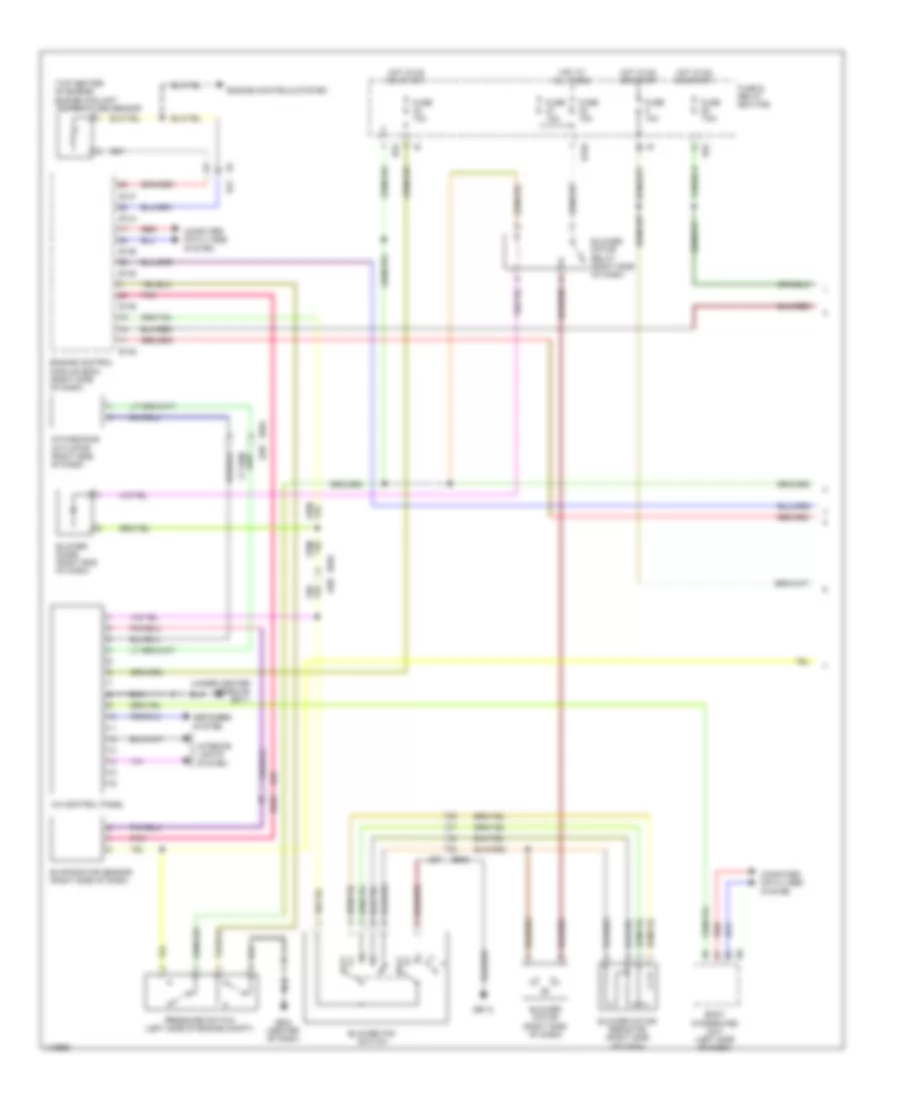 Manual A C Wiring Diagram 1 of 2 for Subaru Impreza WRX 2013