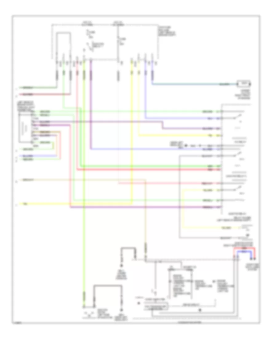 Manual A C Wiring Diagram 2 of 2 for Subaru Impreza WRX 2013