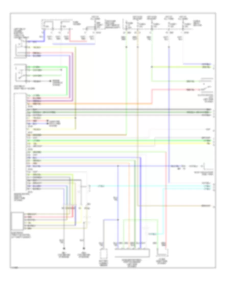 Cruise Control Wiring Diagram 1 of 2 for Subaru Impreza WRX 2013