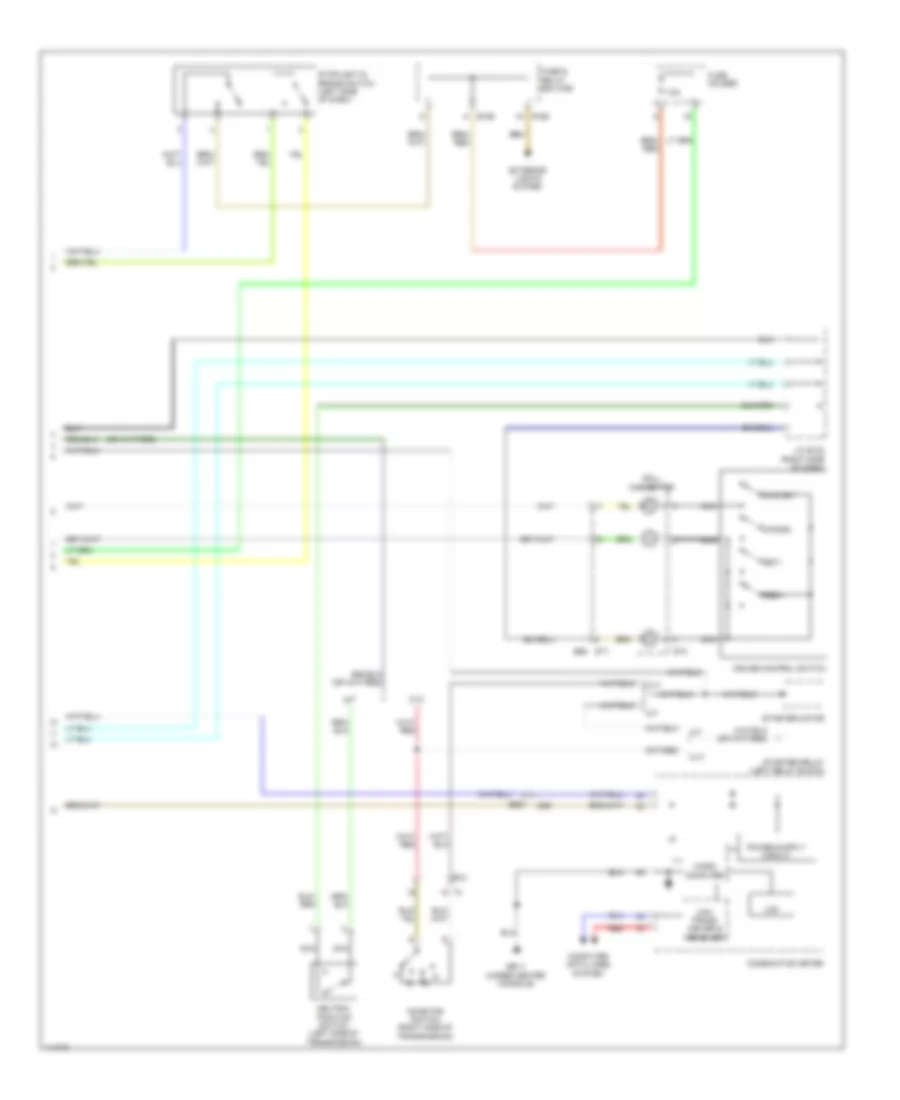 Cruise Control Wiring Diagram 2 of 2 for Subaru Impreza WRX 2013