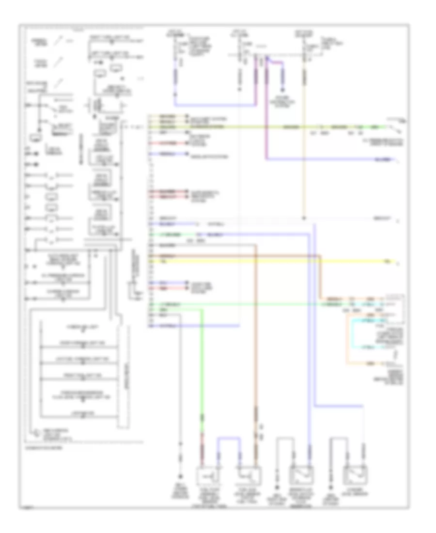 Instrument Cluster Wiring Diagram 1 of 3 for Subaru Impreza WRX 2013