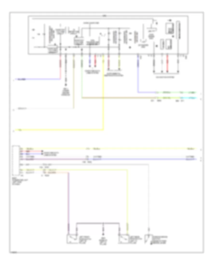 Instrument Cluster Wiring Diagram 2 of 3 for Subaru Impreza WRX 2013