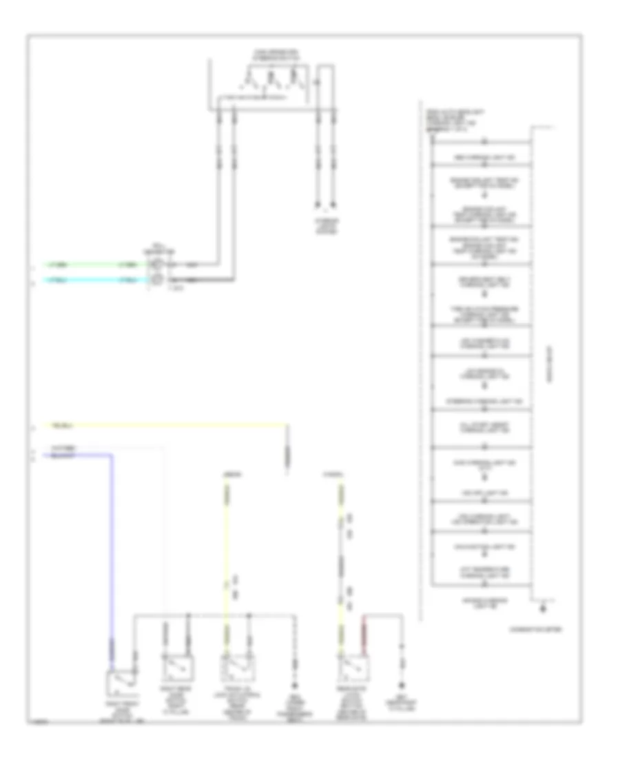 Instrument Cluster Wiring Diagram 3 of 3 for Subaru Impreza WRX 2013