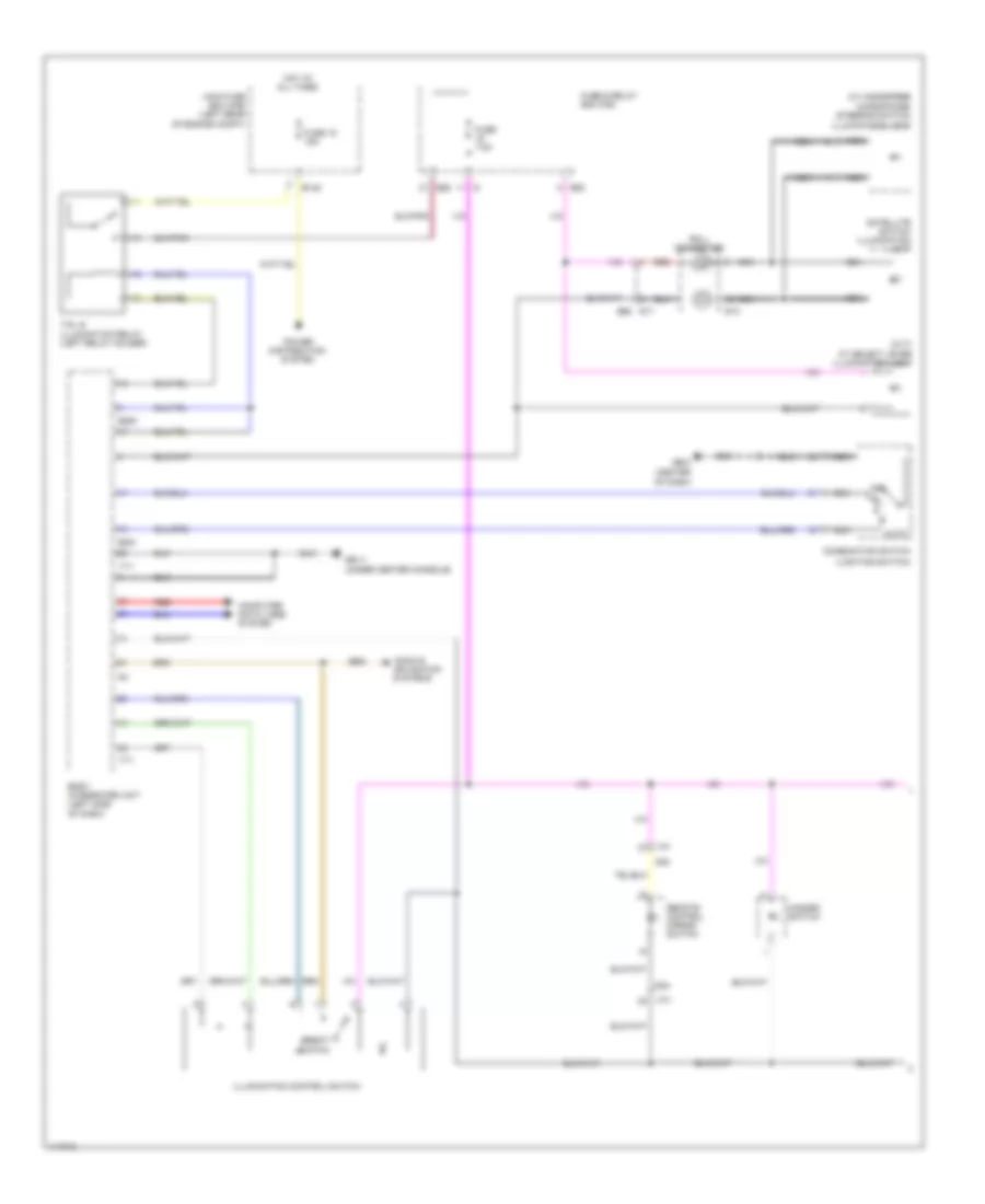 Instrument Illumination Wiring Diagram 1 of 2 for Subaru Impreza WRX 2013