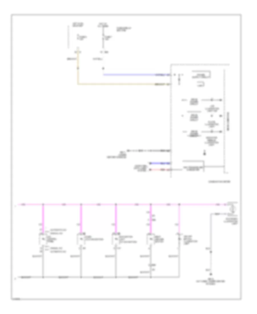 Instrument Illumination Wiring Diagram 2 of 2 for Subaru Impreza WRX 2013