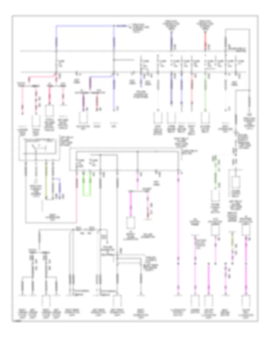 Power Distribution Wiring Diagram 2 of 4 for Subaru Impreza WRX 2013
