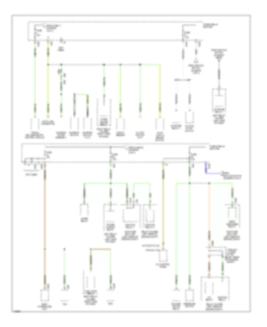 Power Distribution Wiring Diagram 4 of 4 for Subaru Impreza WRX 2013
