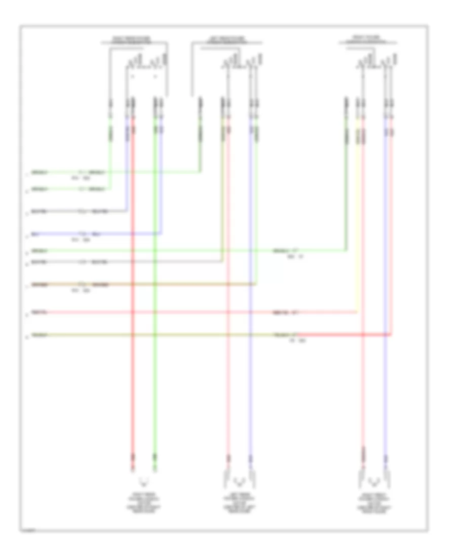 Power Windows Wiring Diagram 2 of 2 for Subaru Impreza WRX 2013