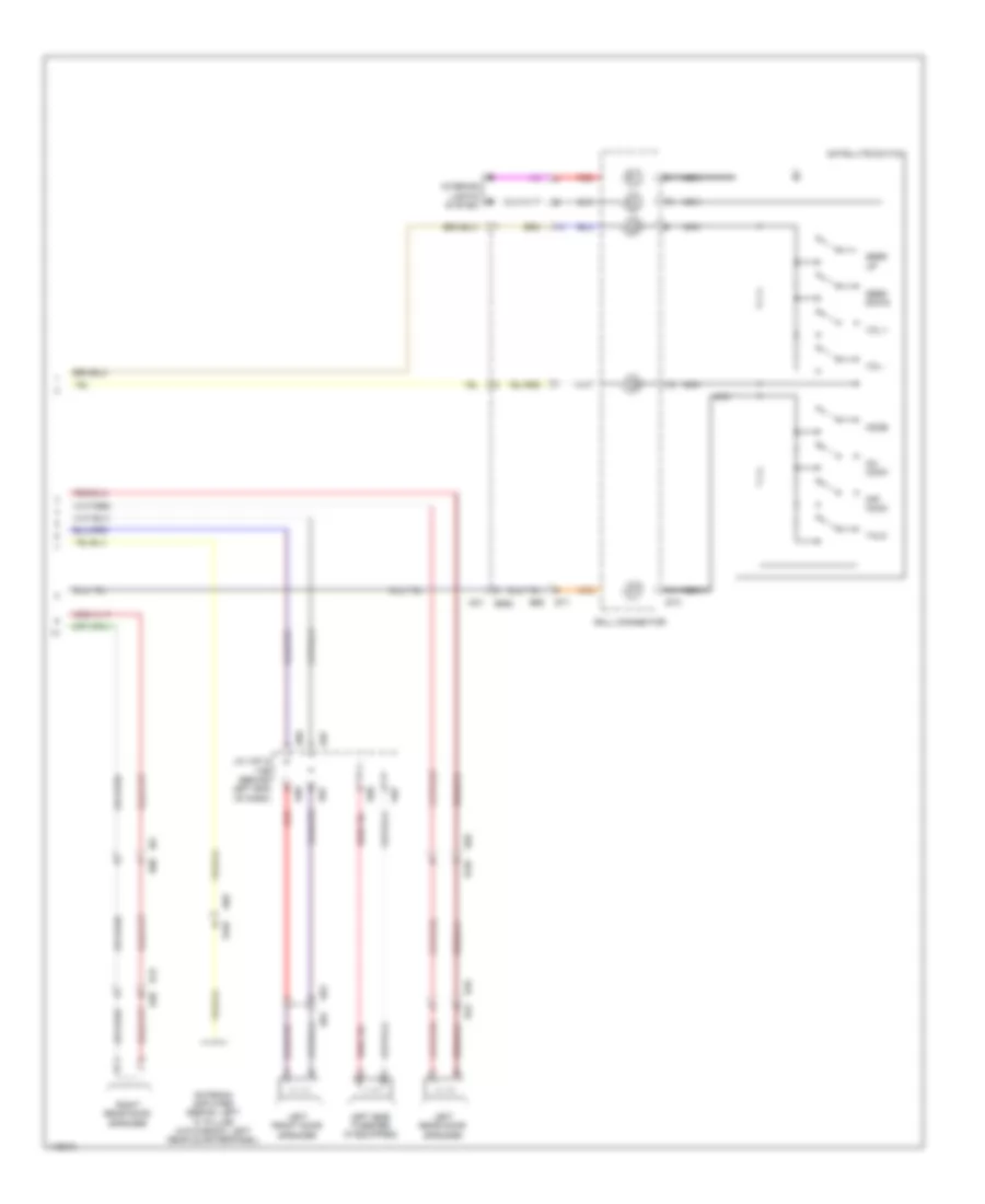 Radio Wiring Diagram 2 of 2 for Subaru Impreza WRX 2013