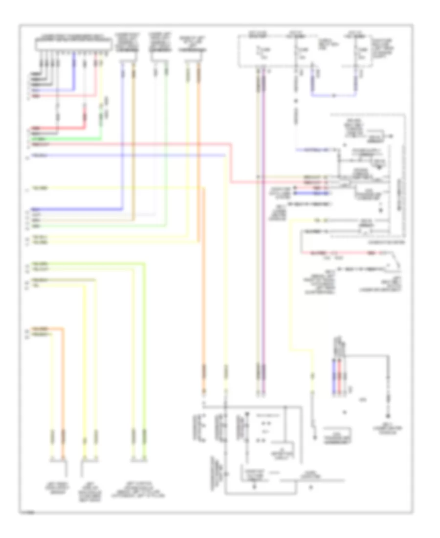 Supplemental Restraints Wiring Diagram 2 of 2 for Subaru Impreza WRX 2013