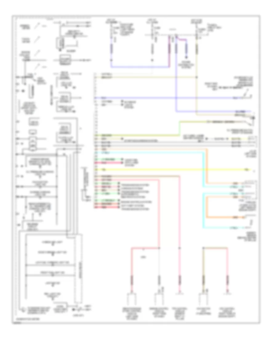 Instrument Cluster Wiring Diagram 1 of 2 for Subaru Impreza WRX 2010