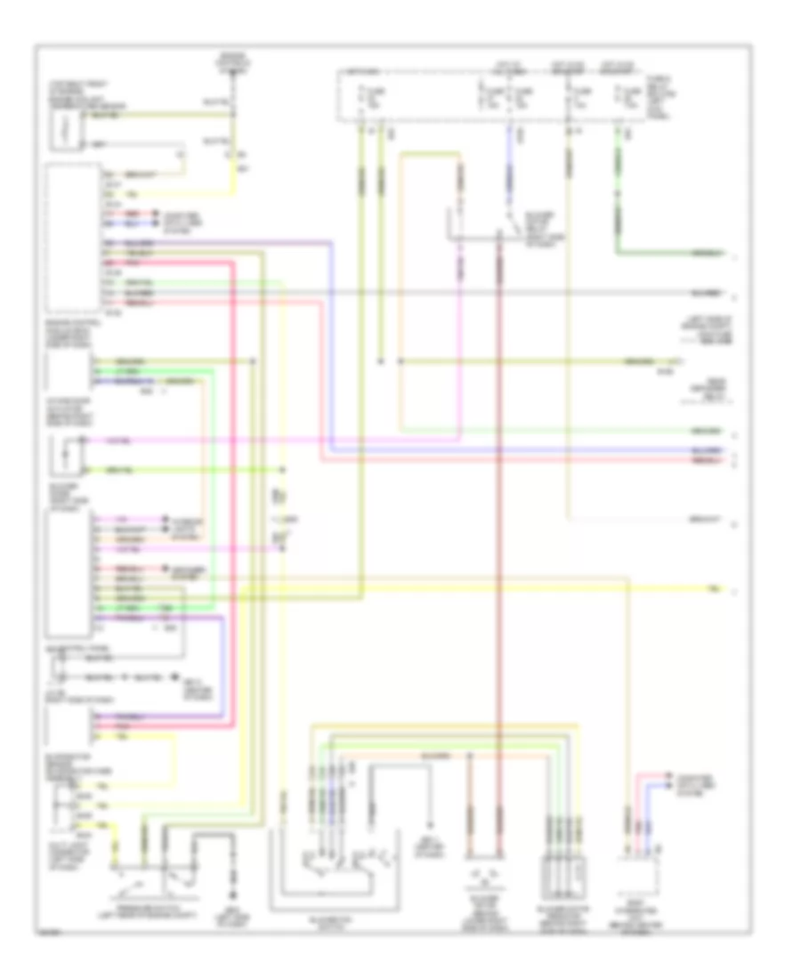 Manual A C Wiring Diagram 1 of 2 for Subaru Forester X Touring 2011
