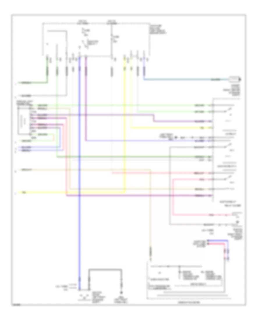 Manual A C Wiring Diagram 2 of 2 for Subaru Forester X Touring 2011