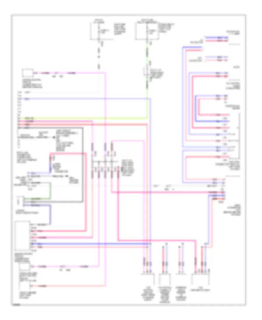 Computer Data Lines Wiring Diagram for Subaru Forester X Touring 2011