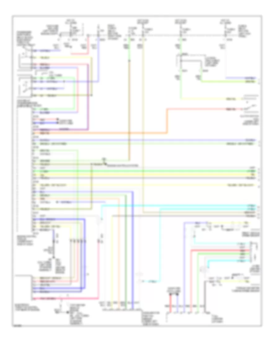 Cruise Control Wiring Diagram 1 of 2 for Subaru Forester X Touring 2011