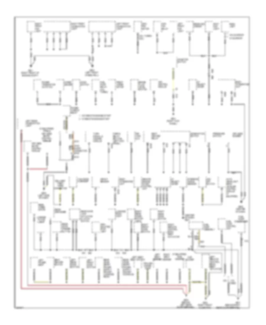 Ground Distribution Wiring Diagram 1 of 3 for Subaru Forester X Touring 2011