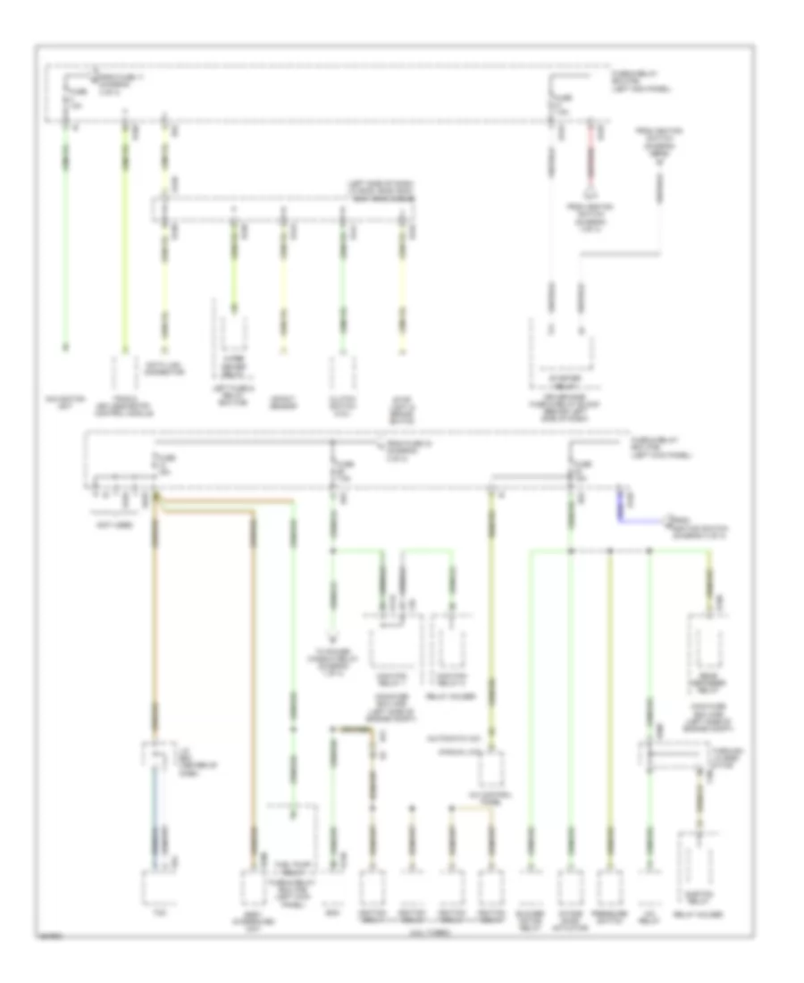 Power Distribution Wiring Diagram 4 of 4 for Subaru Forester X Touring 2011