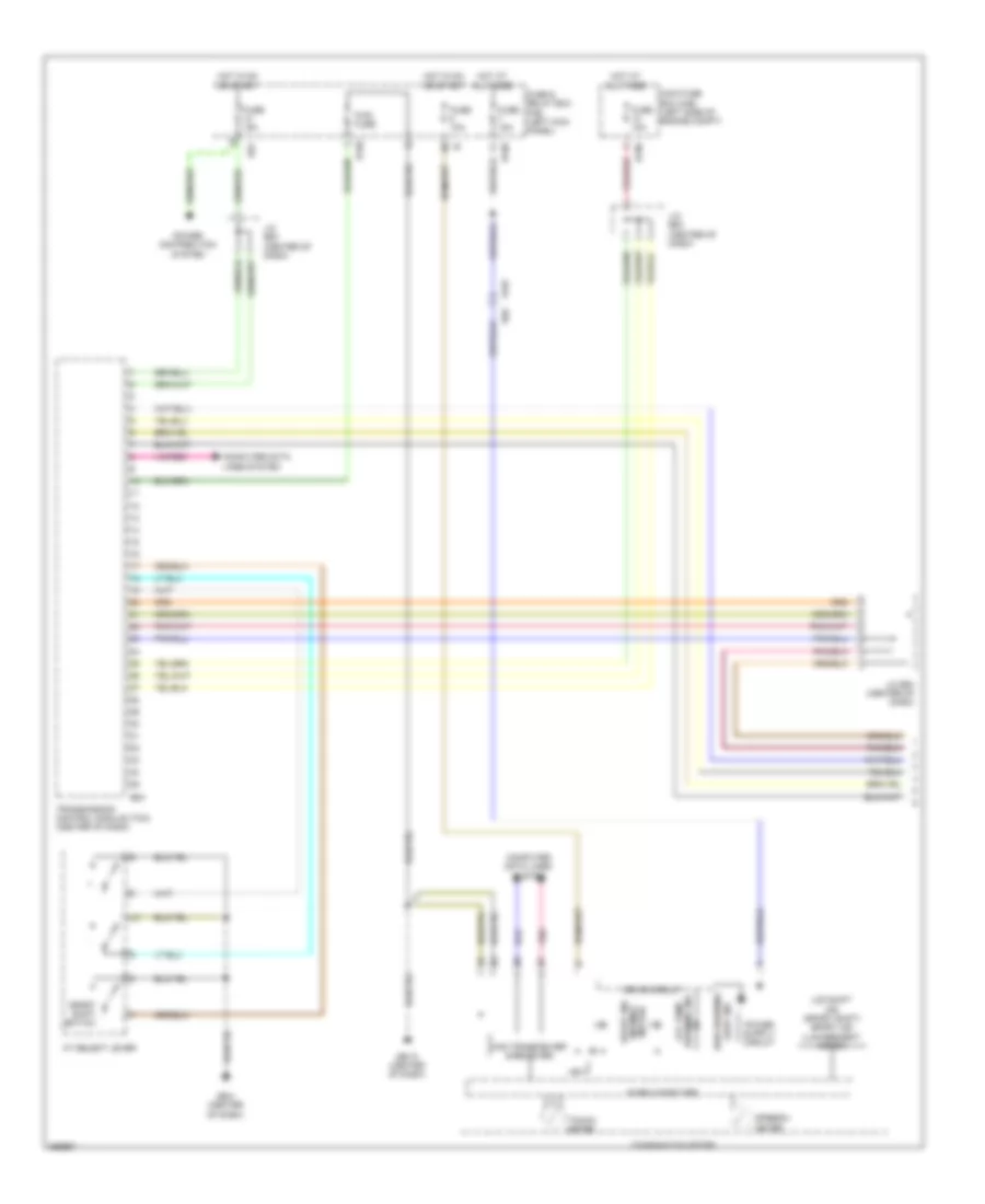 Transmission Wiring Diagram 1 of 2 for Subaru Forester X Touring 2011