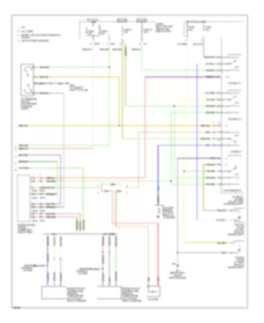 Automatic A C Wiring Diagram 2 of 2 for Subaru Forester X 2008
