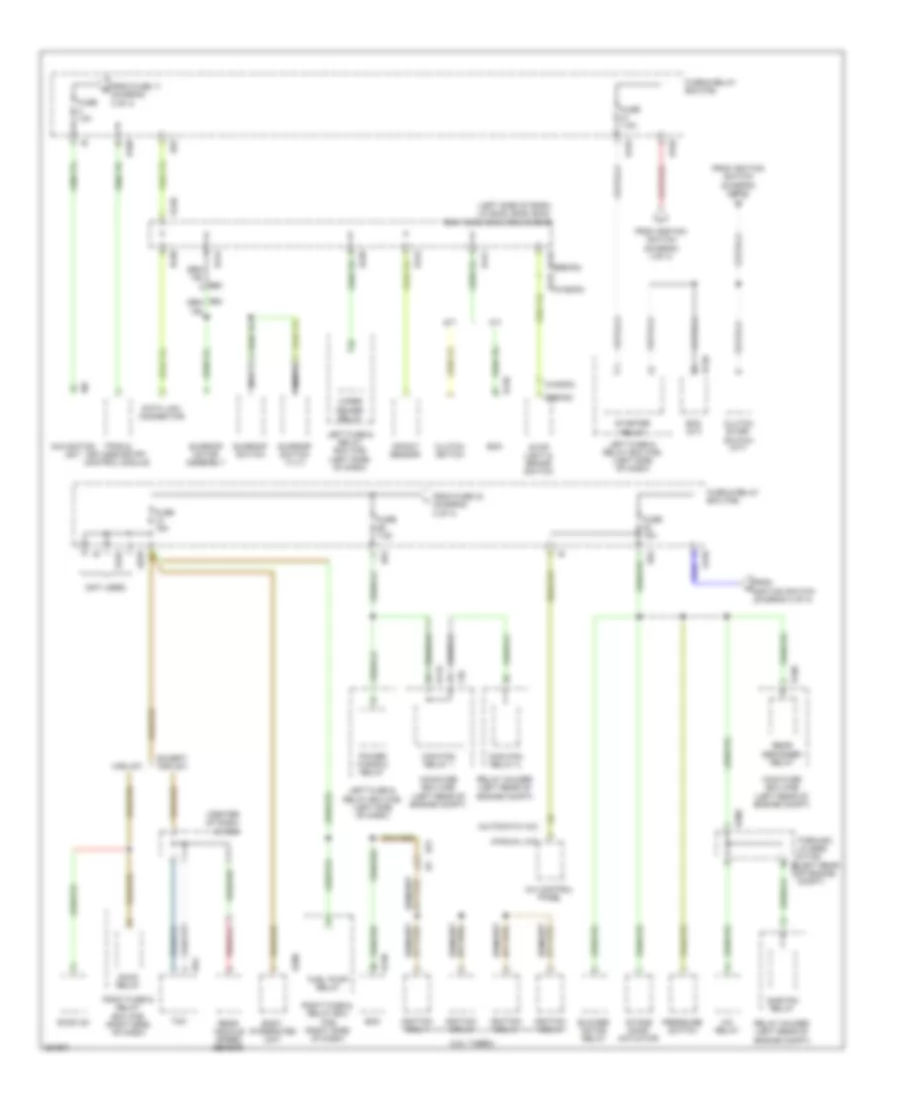 Power Distribution Wiring Diagram 4 of 4 for Subaru Impreza WRX STi Limited 2011